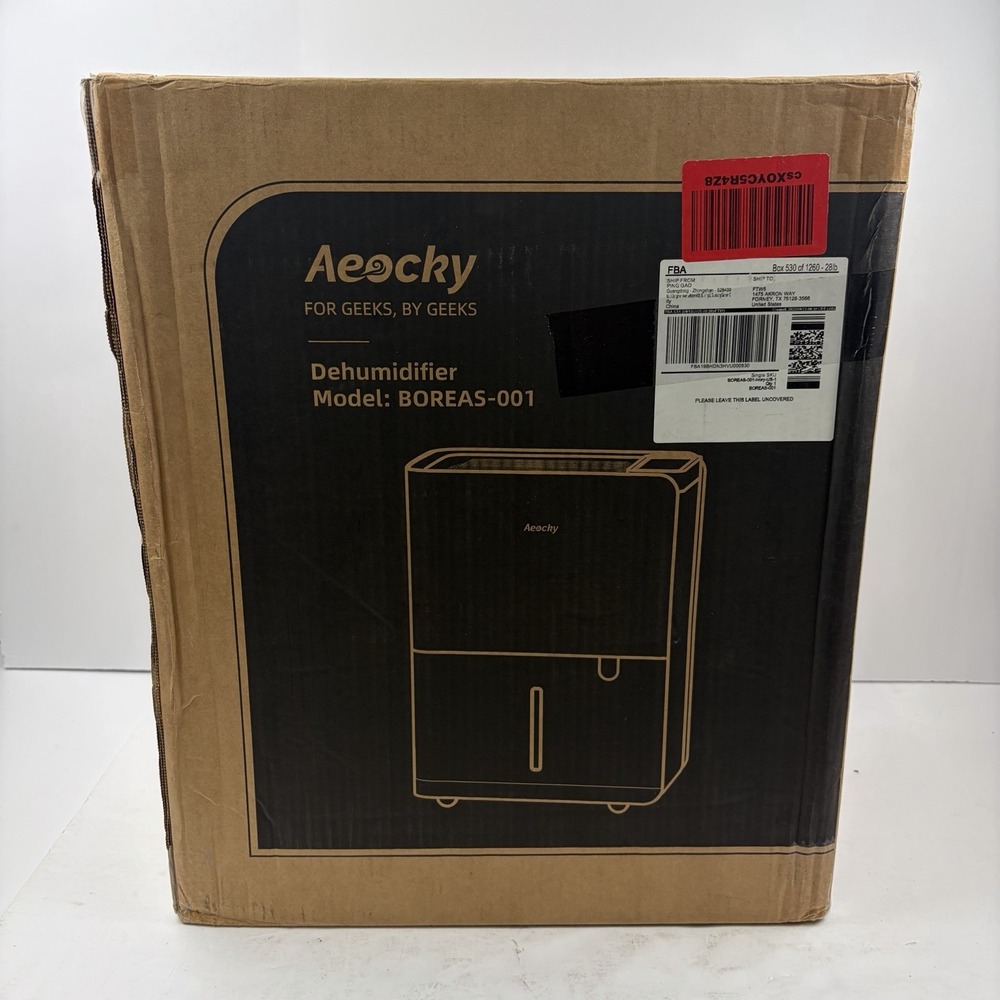 New 50 Pint/Day Compressor Dehumidifier, AEOCKY 3500Sq.Ft for Basement, Home